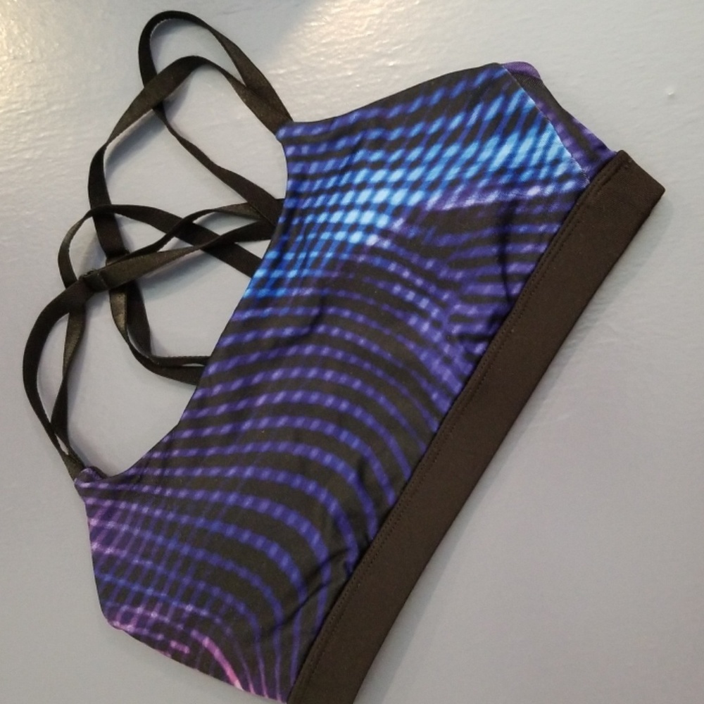 Multicolored sports bra